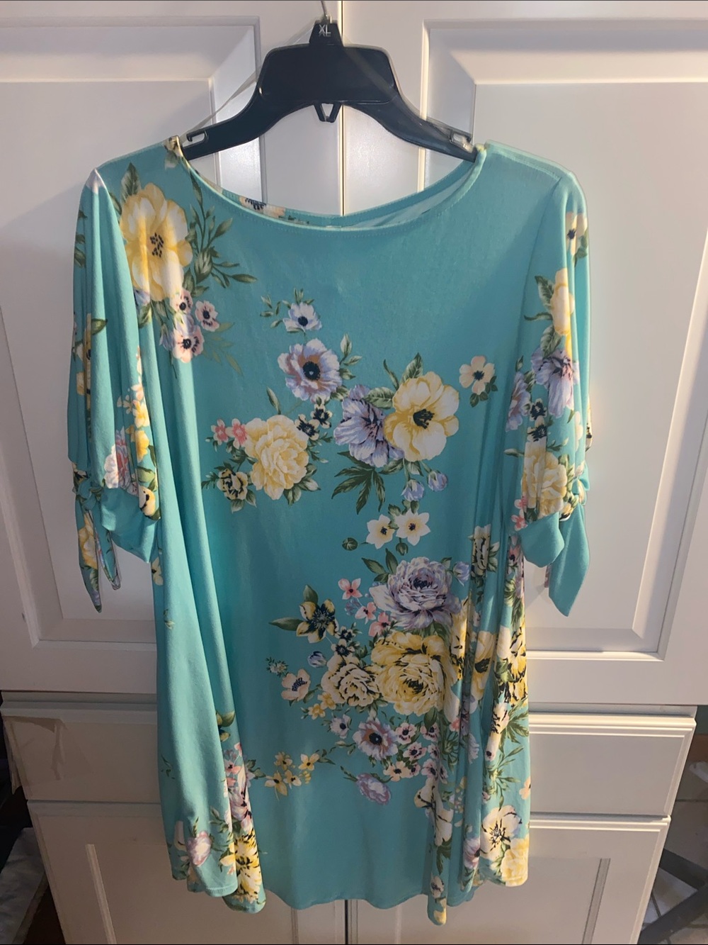 Floral Tie-Sleeve Dress NWT